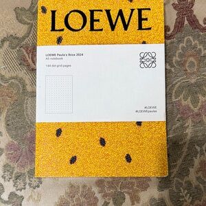 Loewe Yellow Patterned A5 Notebook